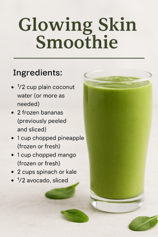 🌿 Raw Foods for Healthy, Glowing Skin