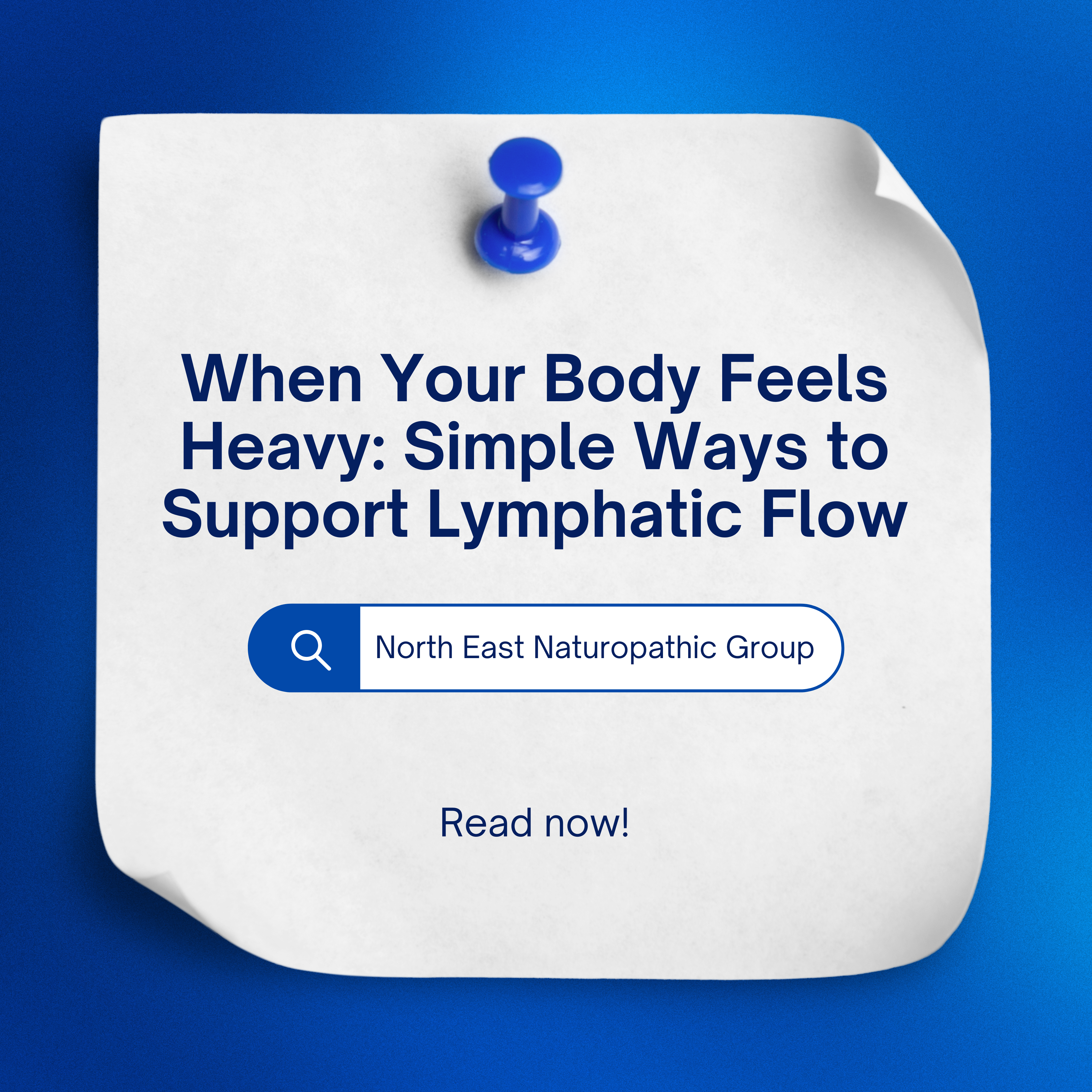 💧 When Your Body Feels Heavy: Simple Ways to Support Lymphatic Flow